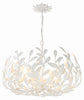 Crystorama Broche 6 Light Antique Gold Chandelier - 27"W x 19"H x 27"D