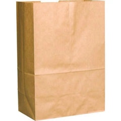 General Grocery Paper Bags, 75 lbs Capacity, 1/6 BBL, 12"w x 7"d x 17"h, Kraft, 400 Bags -BAGSK1675