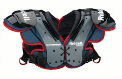 Riddell Pursuit Youth Football Shoulder Pad, Blue/Red, X-Large