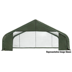 ShelterLogic 28' x 20' x 20' Peak Style Shelter, Green