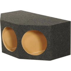 QPower BASS12 3 Hole 12" Sealed Car Subwoofer Enclosure Box - 35 x 20.25 x 15