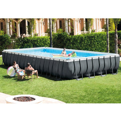 Intex 24' x 12' x 52" Ultra XTR Rectangular Frame Swimming Pool Set + Pump