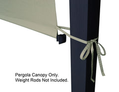 APEX GARDEN Replacement Pergola Canopy Top for 8' x 10' Pergola (Size: 194" x 88")