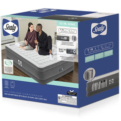 SEALY Tritech Air Mattress King Built-in AC Pump 80" x 76" x 22"