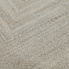 Obeetee Layla Braided Area Rug, Tan, 5' x 7'6'