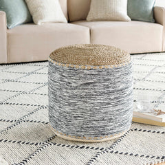 Hauteloom Lavenham 18" x 18" x 16" Pouf