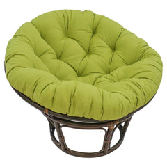 Blazing Needles Solid Twill Papasan Chair Cushion, 44" x 6" x 44", Berry Berry