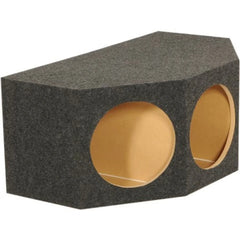 QPower BASS12 3 Hole 12" Sealed Car Subwoofer Enclosure Box - 35 x 20.25 x 15