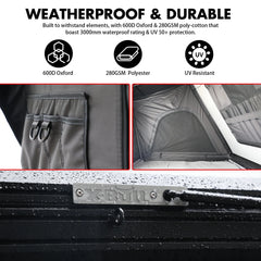X-BULL Hard Shell Roof Top Tent with Ladder and Mattress